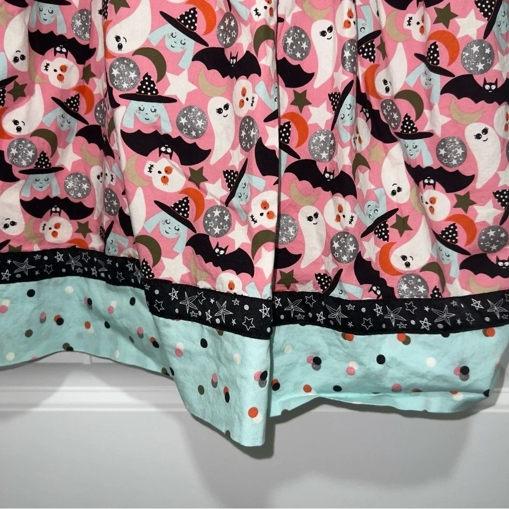 NWT Matilda Jane Heart To Heart Halloween Fun Mixed Print Dress Size 10 - Picture 4 of 7